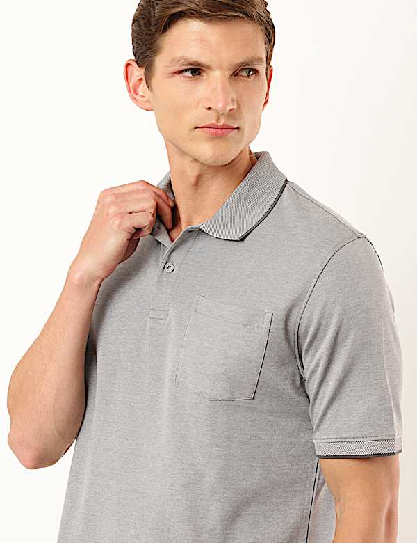 Modal Mix Plain Collar Neck T-Shirt