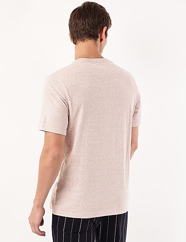 Cotton Mix Printed Crew Neck Tshirt