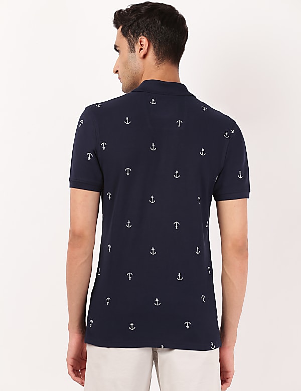AOP Anchor Polo T-Shirt