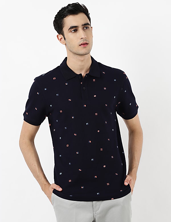 Printed Polo T-Shirt