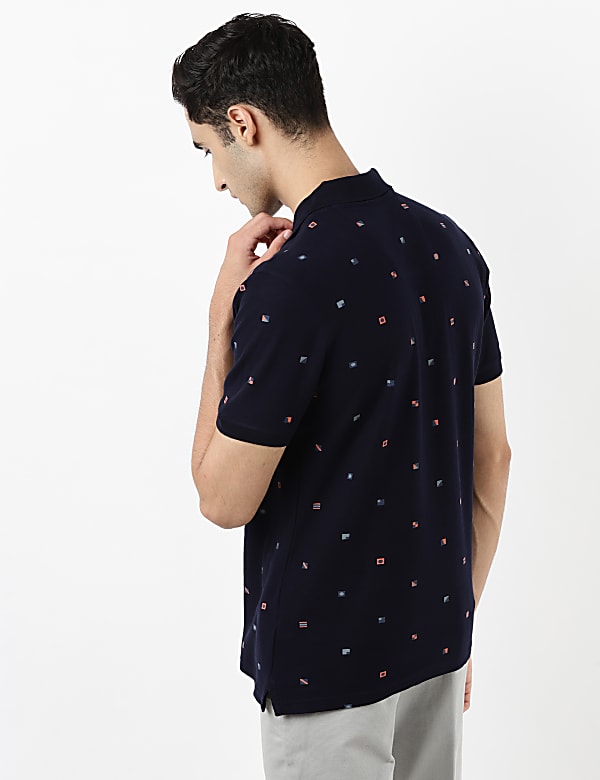 Printed Polo T-Shirt