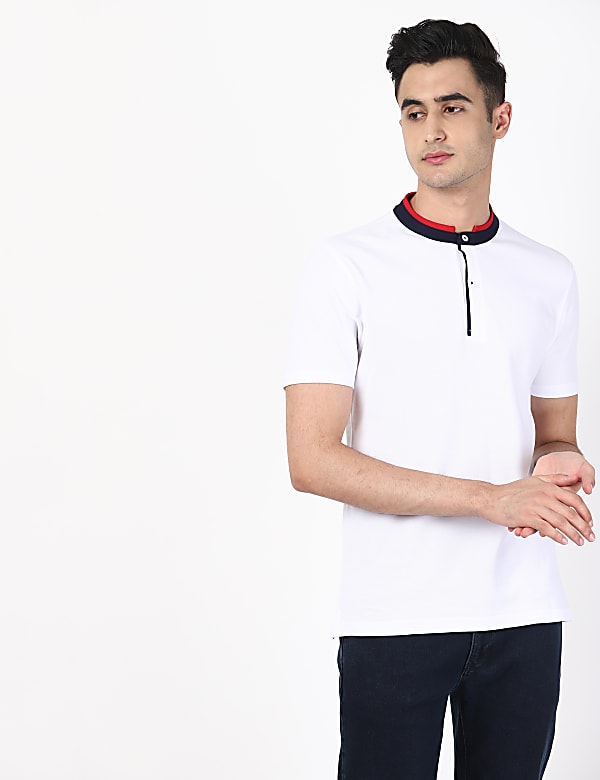 Upstyled Collar Polo Tee