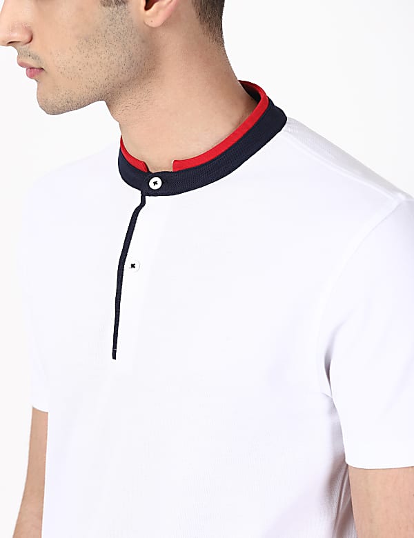 Upstyled Collar Polo Tee