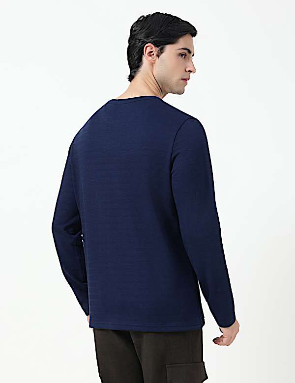 POPCORN TEXTURE DESIGN LS TEE