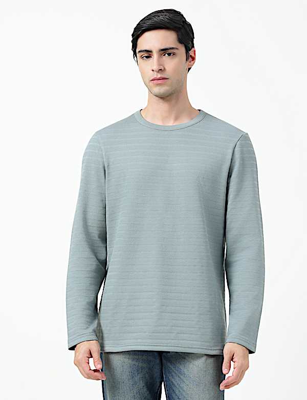 POPCORN TEXTURE DESIGN LS TEE