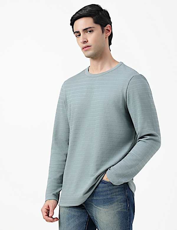 POPCORN TEXTURE DESIGN LS TEE