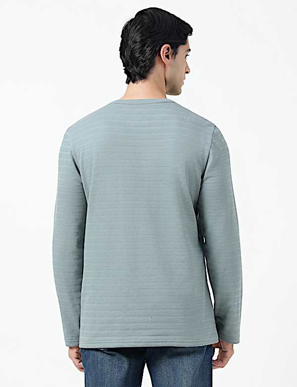 POPCORN TEXTURE DESIGN LS TEE