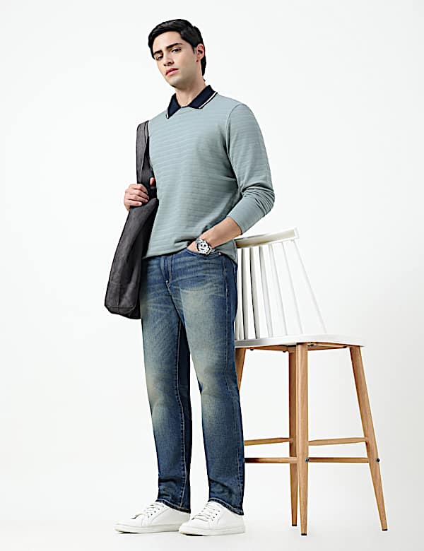 POPCORN TEXTURE DESIGN LS TEE