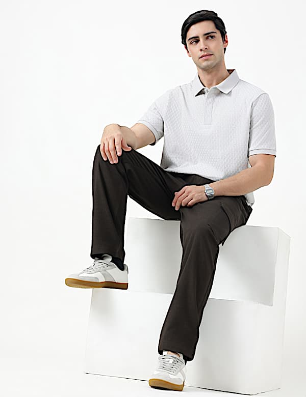 SS TWO TONE STRUCTURESMART ZIP POLO