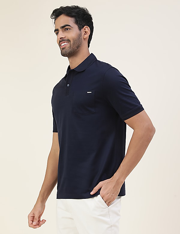 Premium Autograph  Jacquard Collar Polo