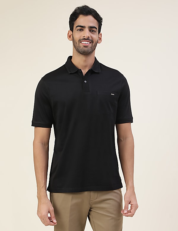 Premium Autograph  Jacquard Collar Polo