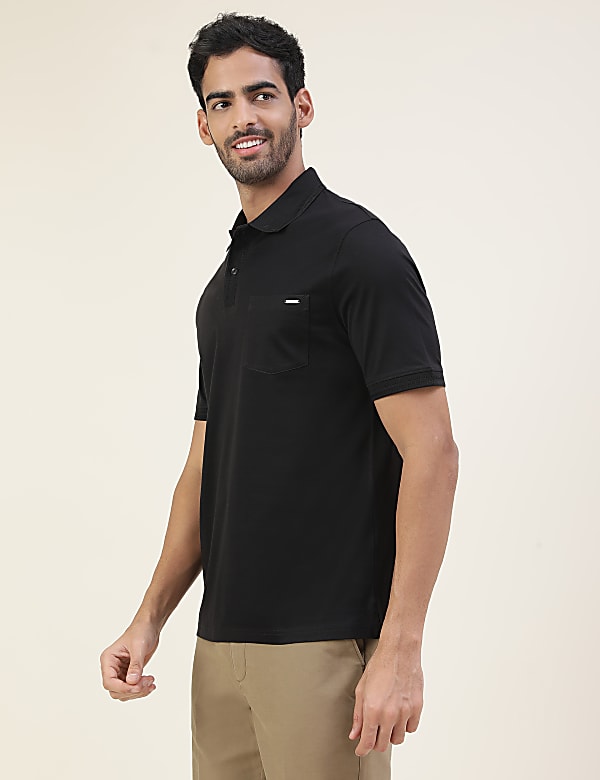 Premium Autograph  Jacquard Collar Polo