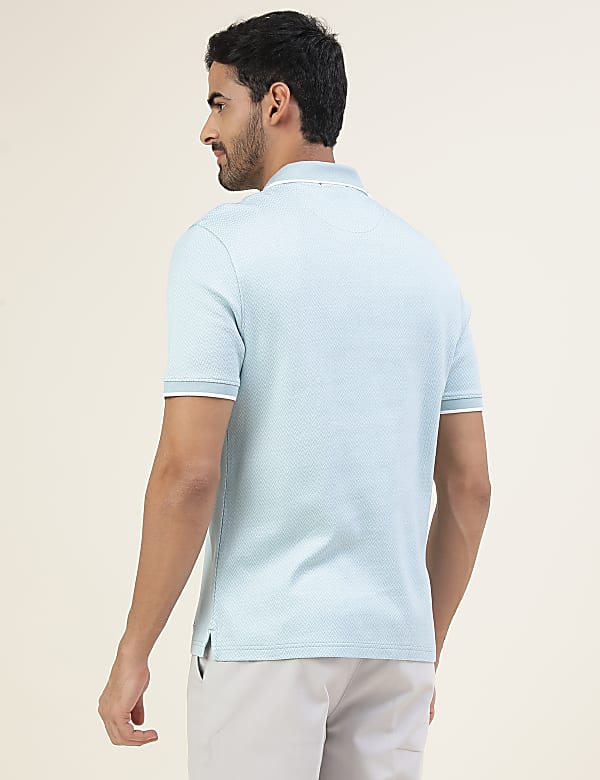 Premium Jacquard Polo With Tipping