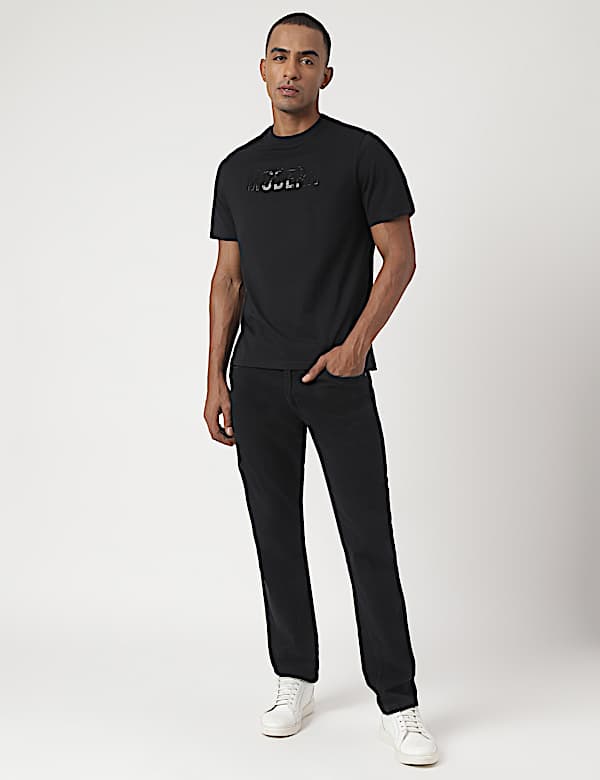 Pure Cotton Embroidered Pullover T-Shirt