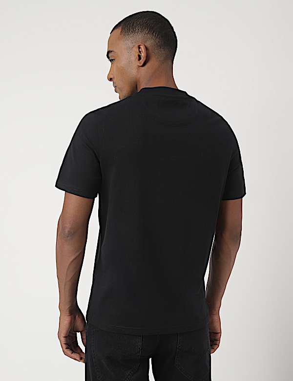 Pure Cotton Embroidered Pullover T-Shirt