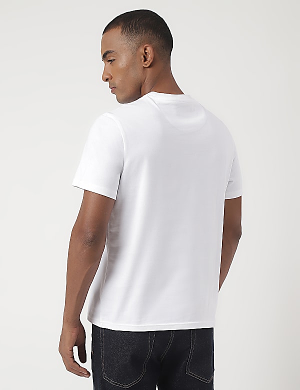 Pure Cotton Embroidered Pullover T-Shirt