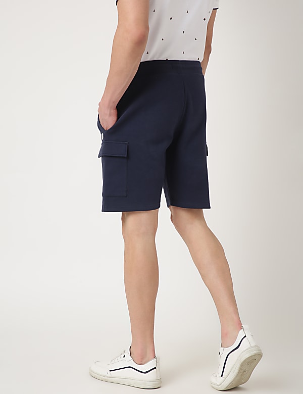 Pure Cotton Textured Shorts
