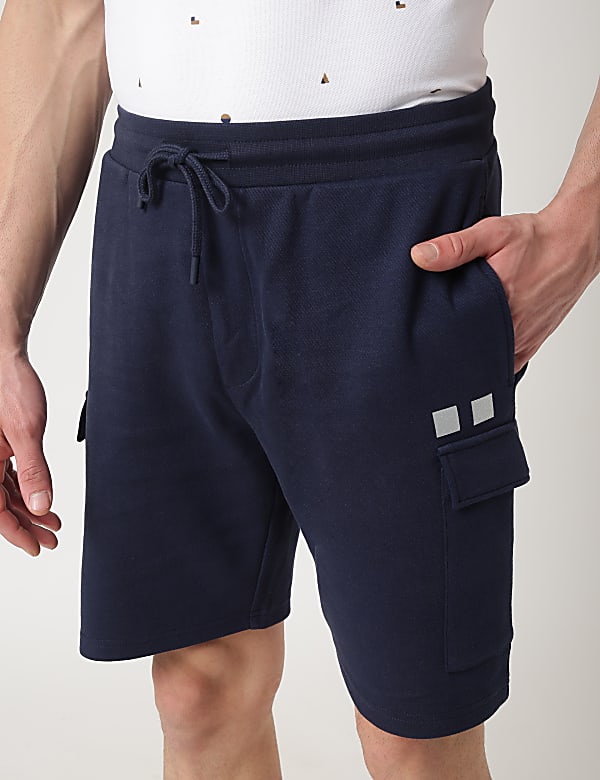 Pure Cotton Textured Shorts