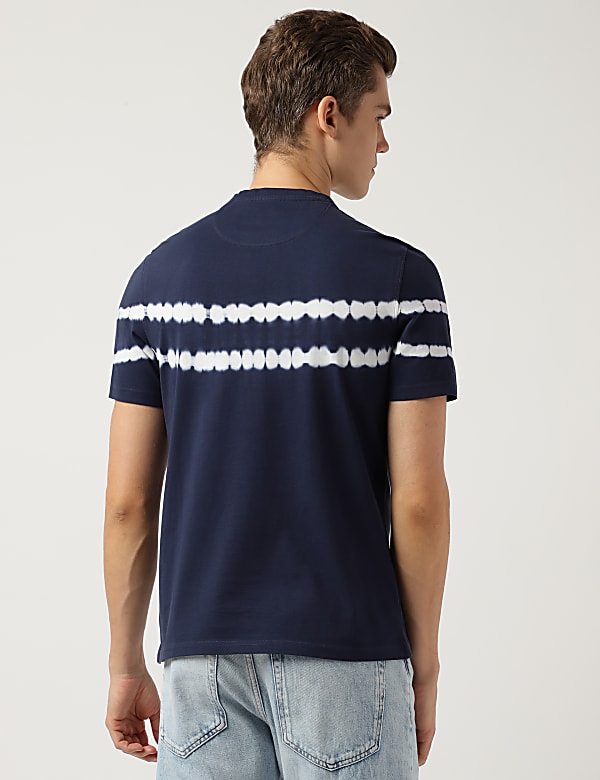 Pure Cotton Round Neck Printed T-Shirt