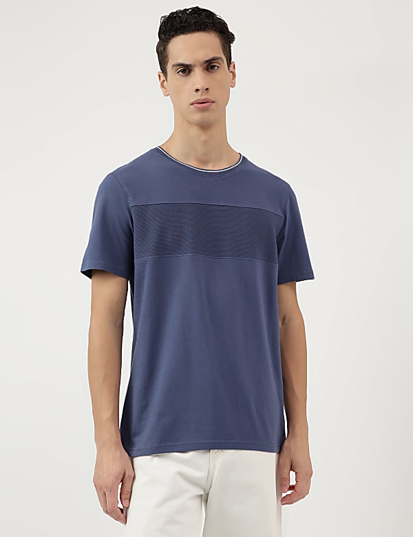 Pure Cotton Round Neck T-Shirt
