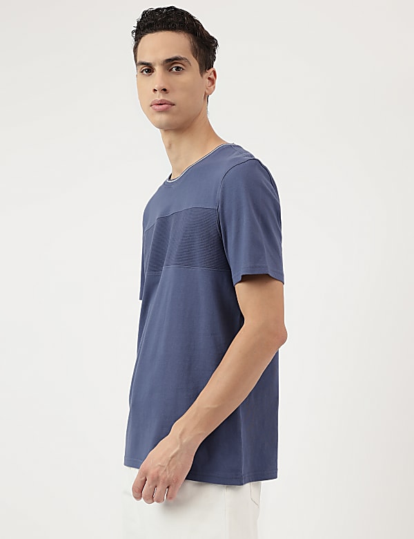 Pure Cotton Round Neck T-Shirt