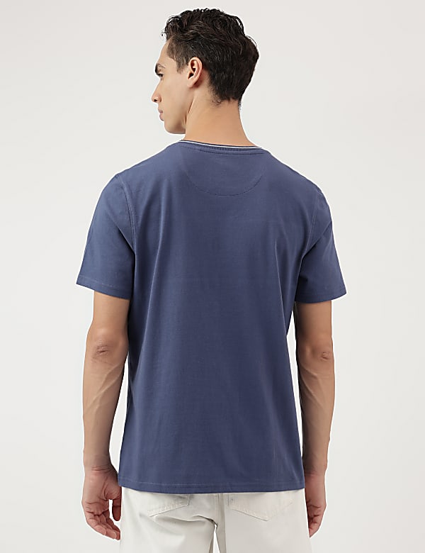Pure Cotton Round Neck T-Shirt