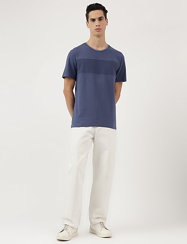 Pure Cotton Round Neck T-Shirt