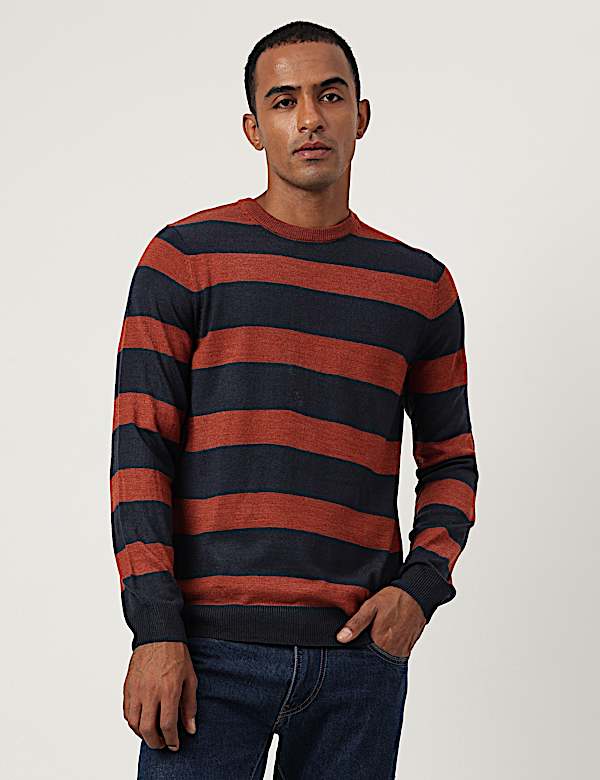 Striped Round Neck Jumper