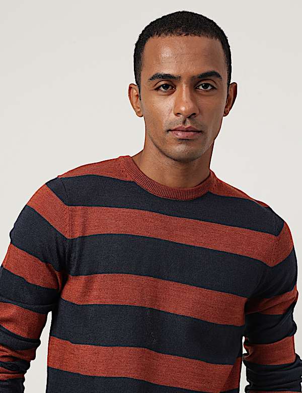 Striped Round Neck Jumper