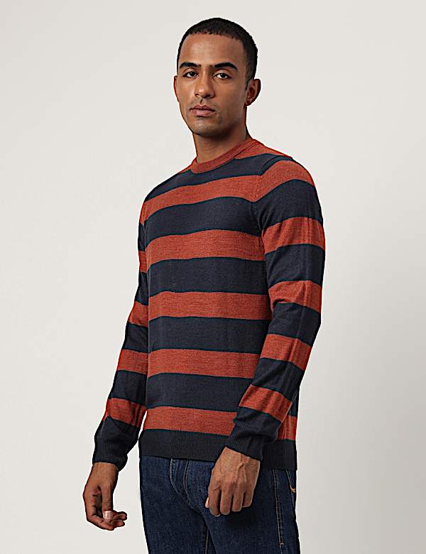 Striped Round Neck Jumper