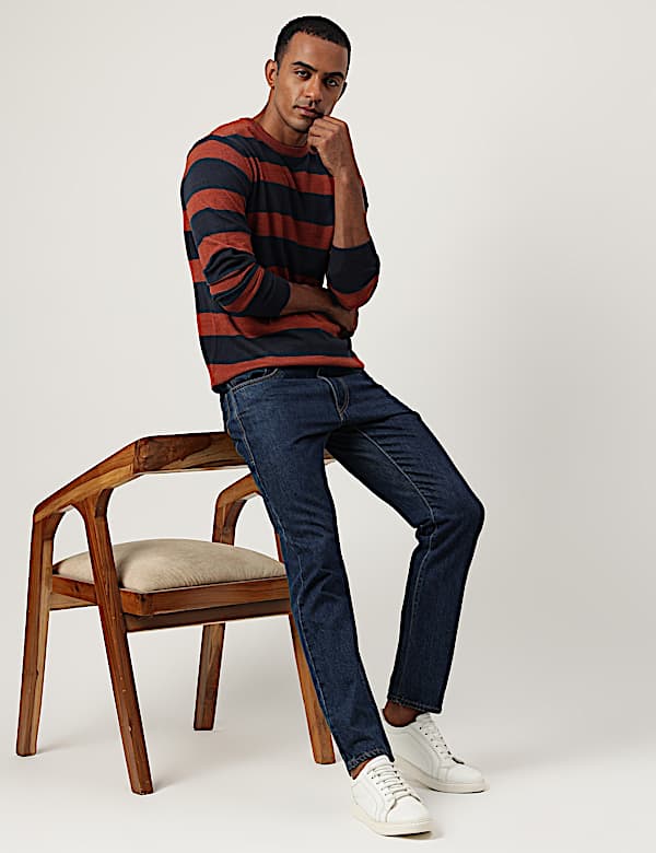 Striped Round Neck Jumper