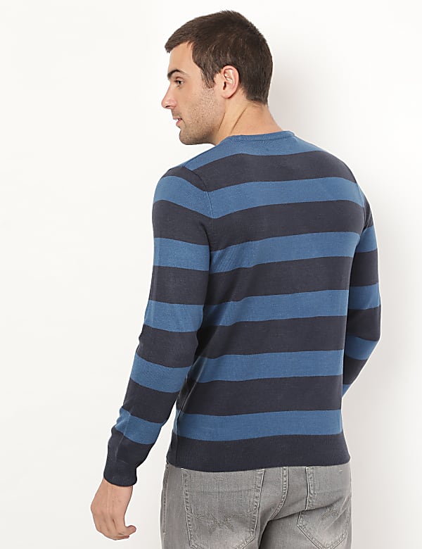 Striped Round Neck Jumper