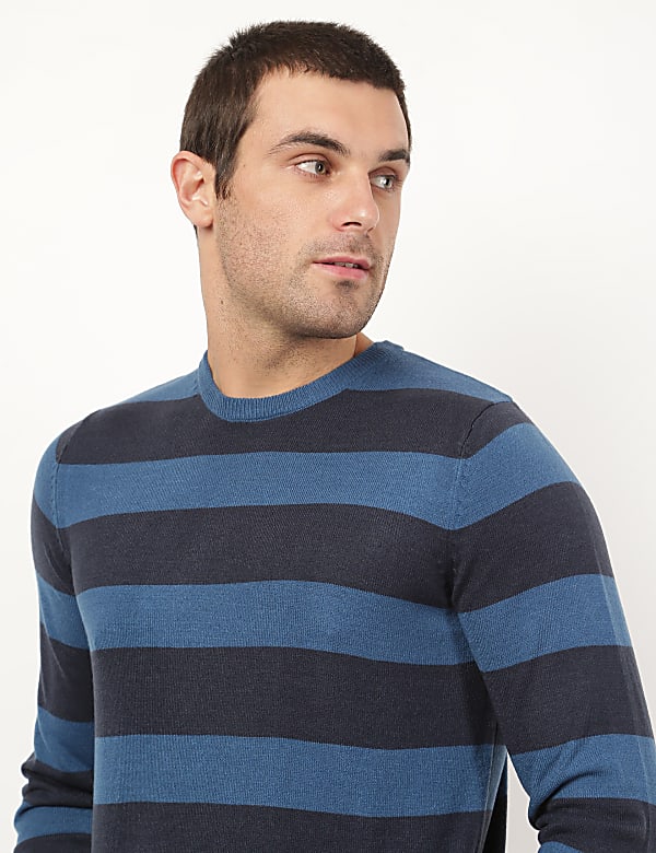 Striped Round Neck Jumper