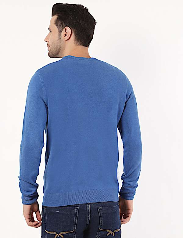 Pure Acrylic Plain V-Neck Cardigans