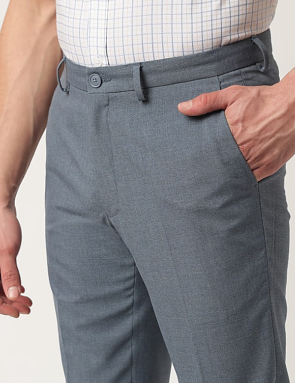 Plain Slim Fit Trouser