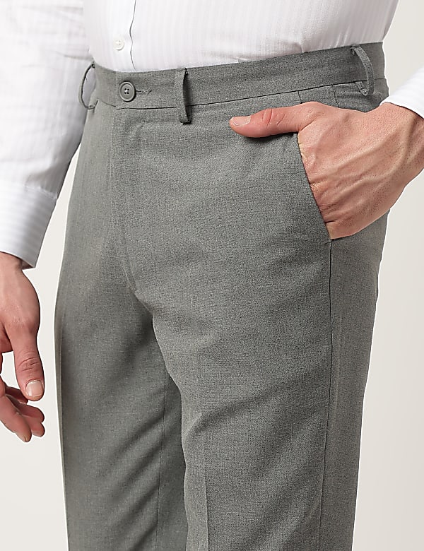 Plain Slim Fit Trouser