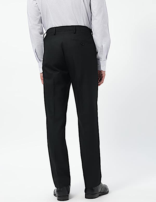 Mid Rise Flat Front Trousers