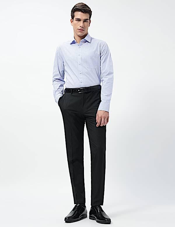 Slim Fit Stripes Trousers