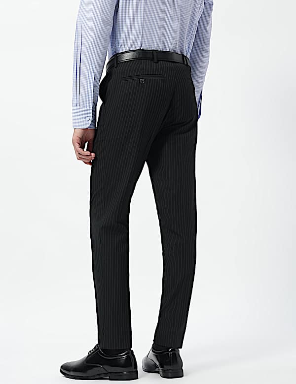 Slim Fit Stripes Trousers
