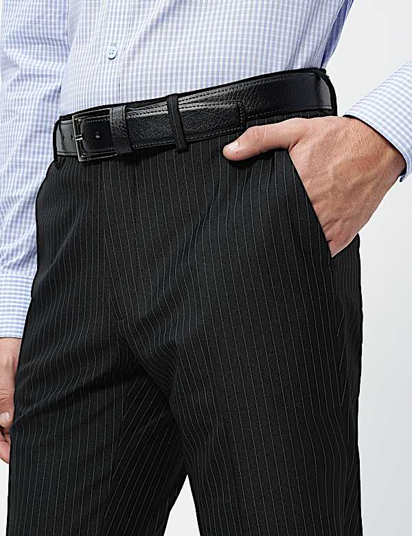 Slim Fit Stripes Trousers