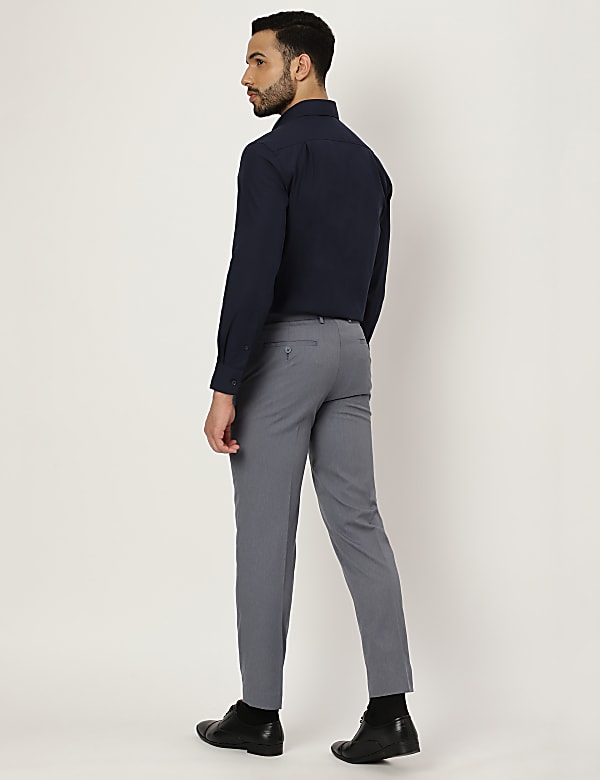 Regular Fit Crease Resistant Trousers
