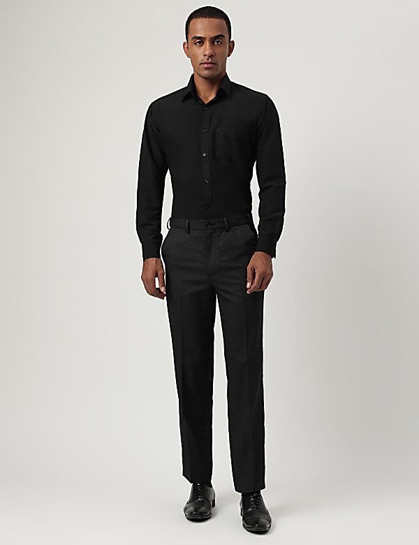 Regular Fit Striped Trousers