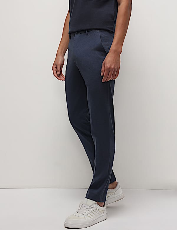 Mid Waist Slim Fit Trousers