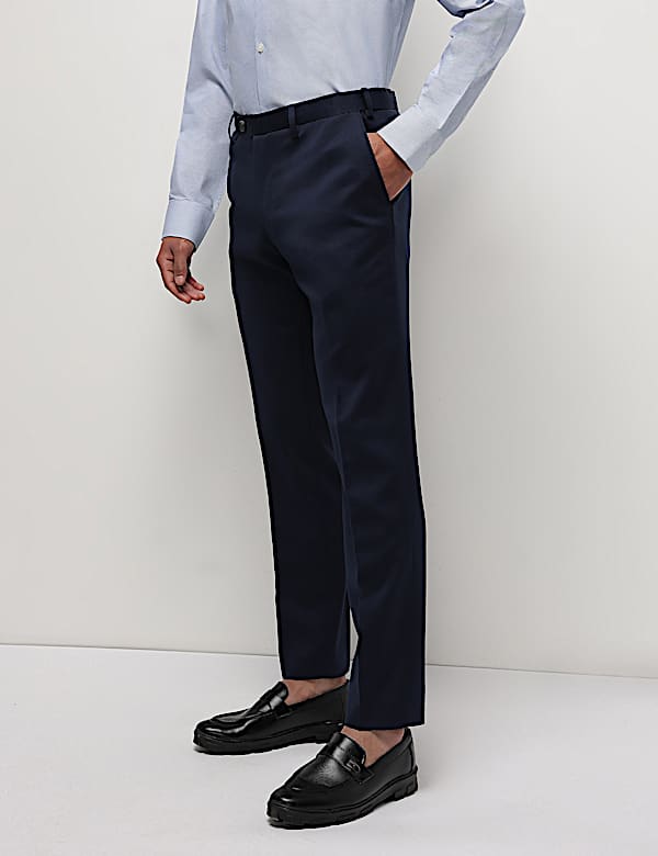 Mid Waist Slim Fit Trousers