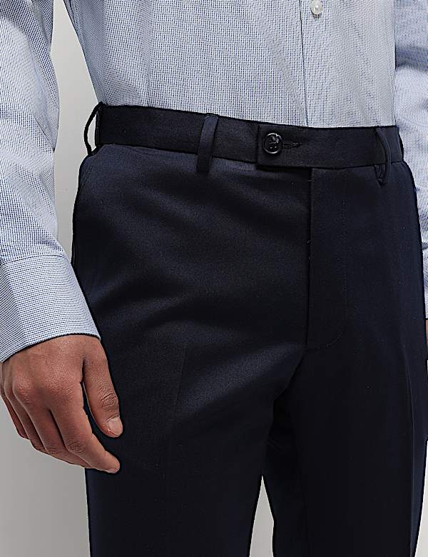 Mid Waist Slim Fit Trousers