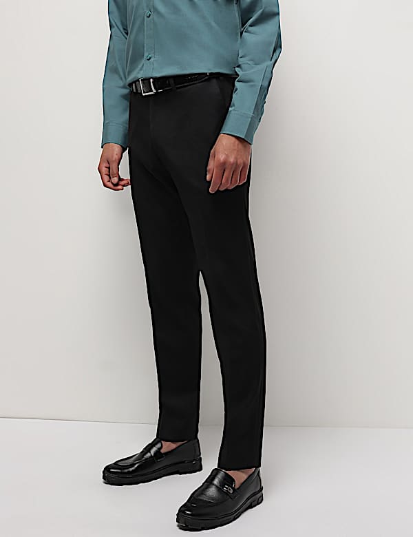 Mid Waist Slim Fit Trousers