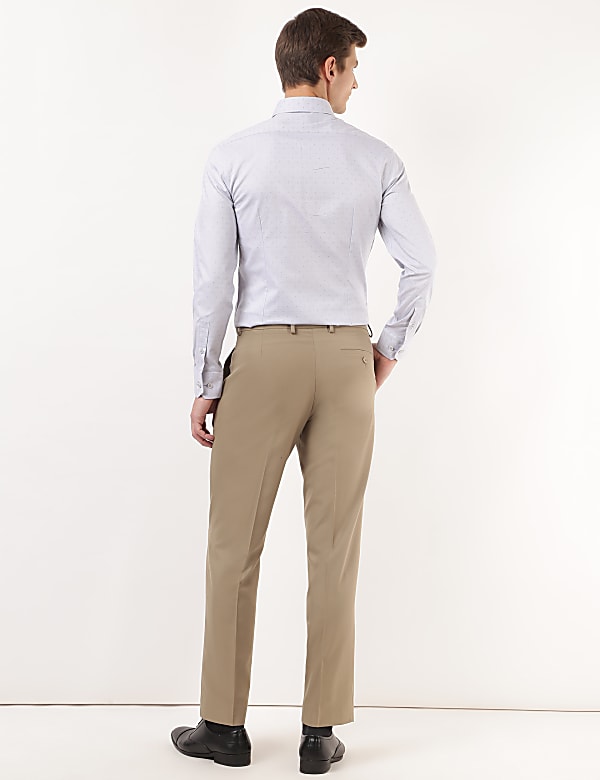 Plain Regular Fit Trousers
