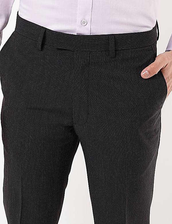 Slim Fit Striped Trousers