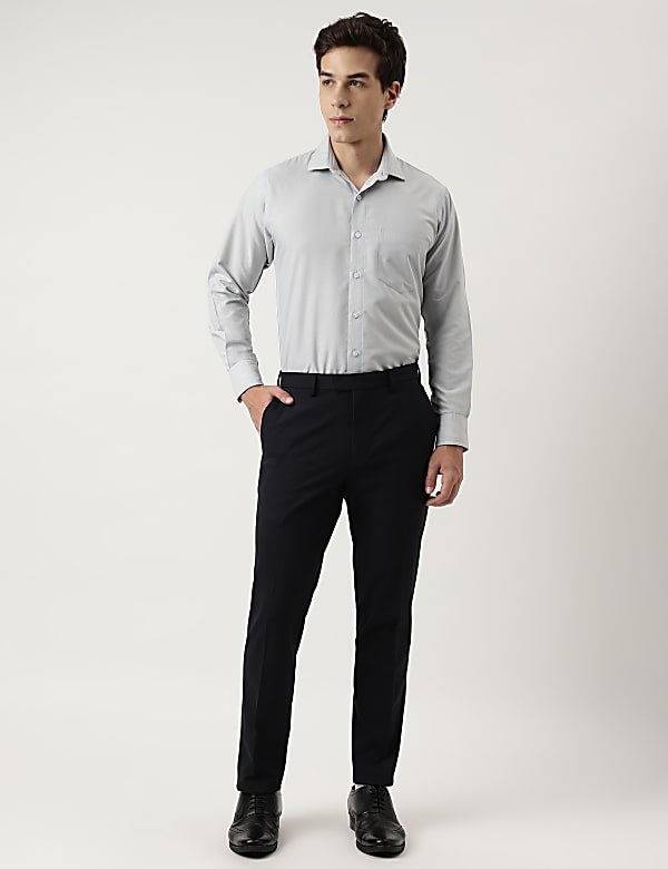 Marks and spencer striped trousers shop