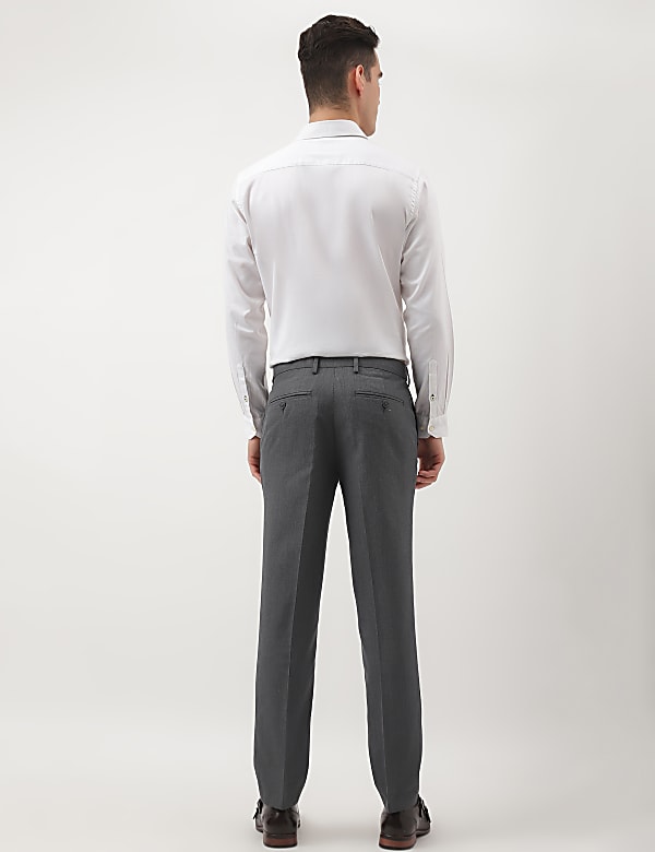 Plain Slim Fit Trousers